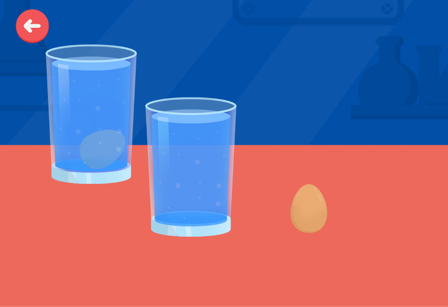 Science experiment screenshot